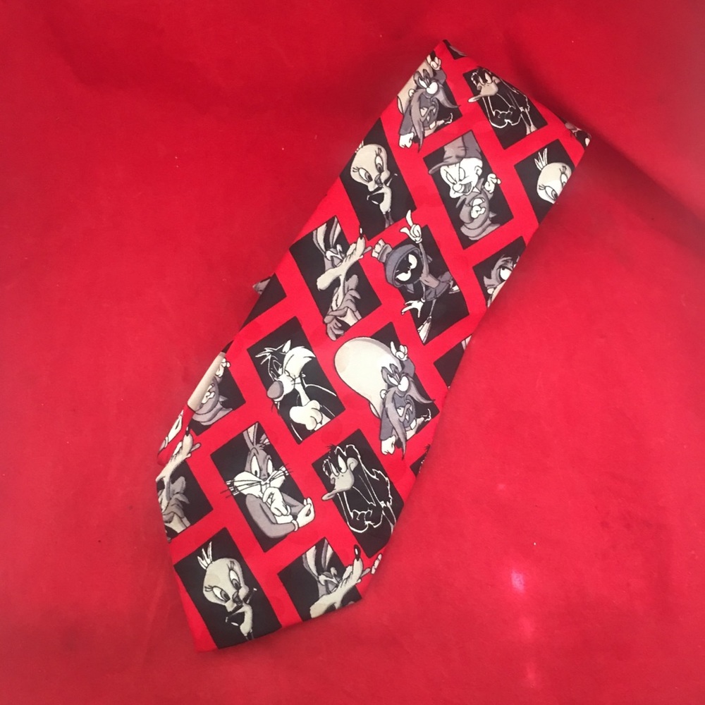 Vintage Silk Looney Tunes Men’s Necktie Tie